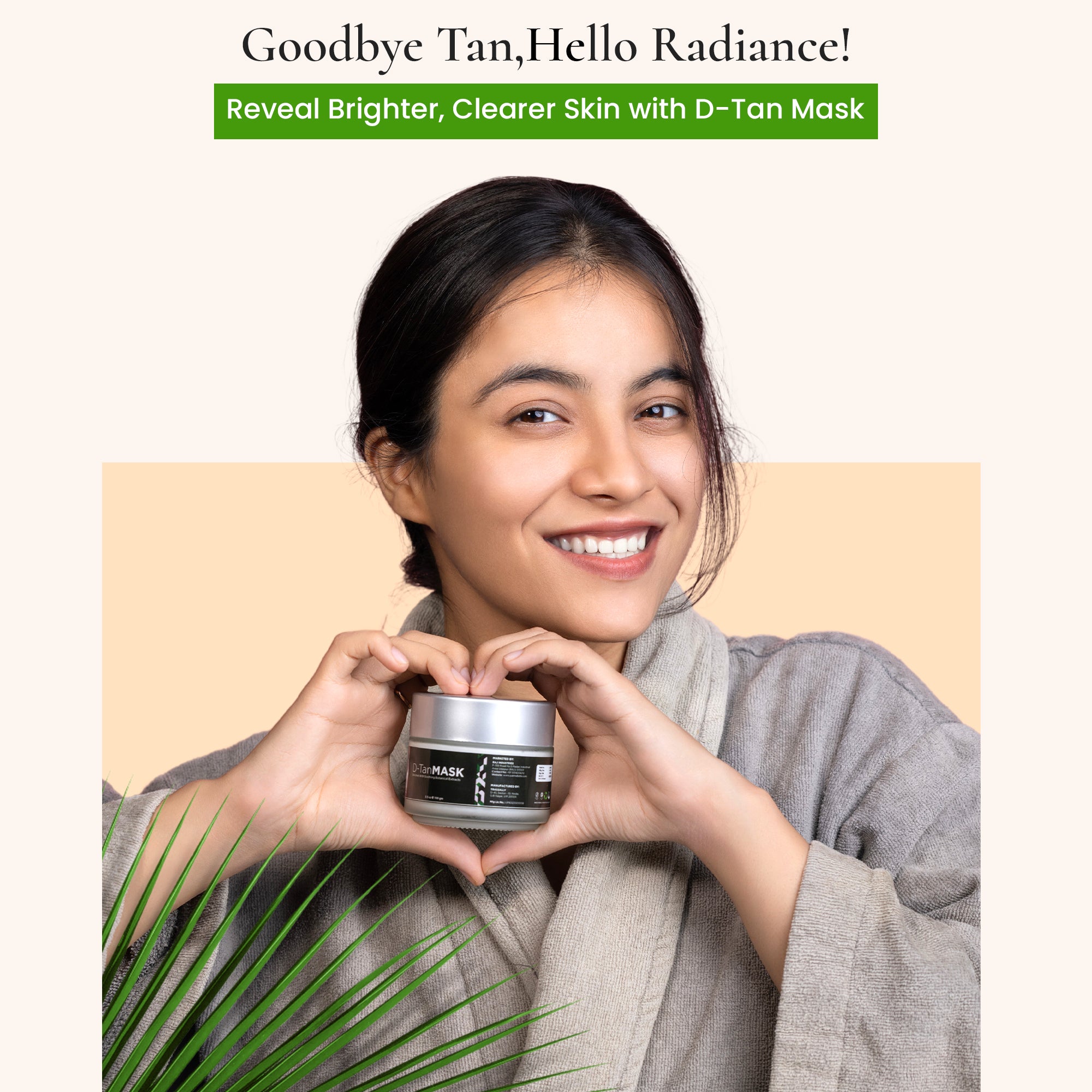 D-Tan Mask Pack | Brighten Your Skin with Anti Aging Effects