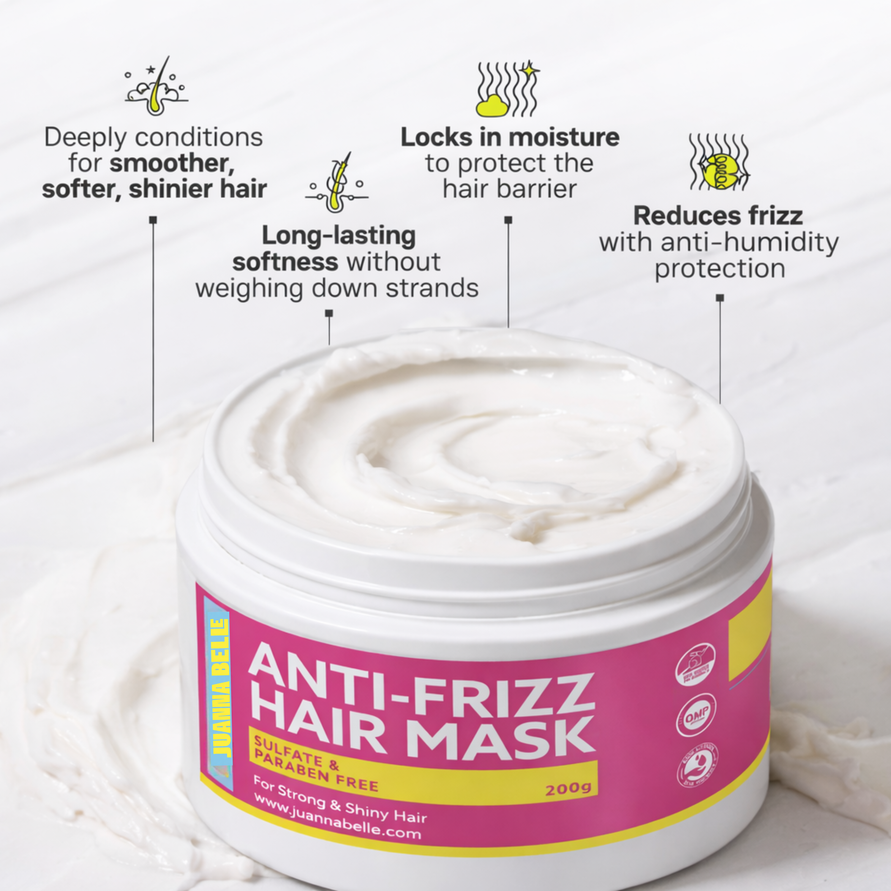 Anti-Frizz Shampoo &  Mask
