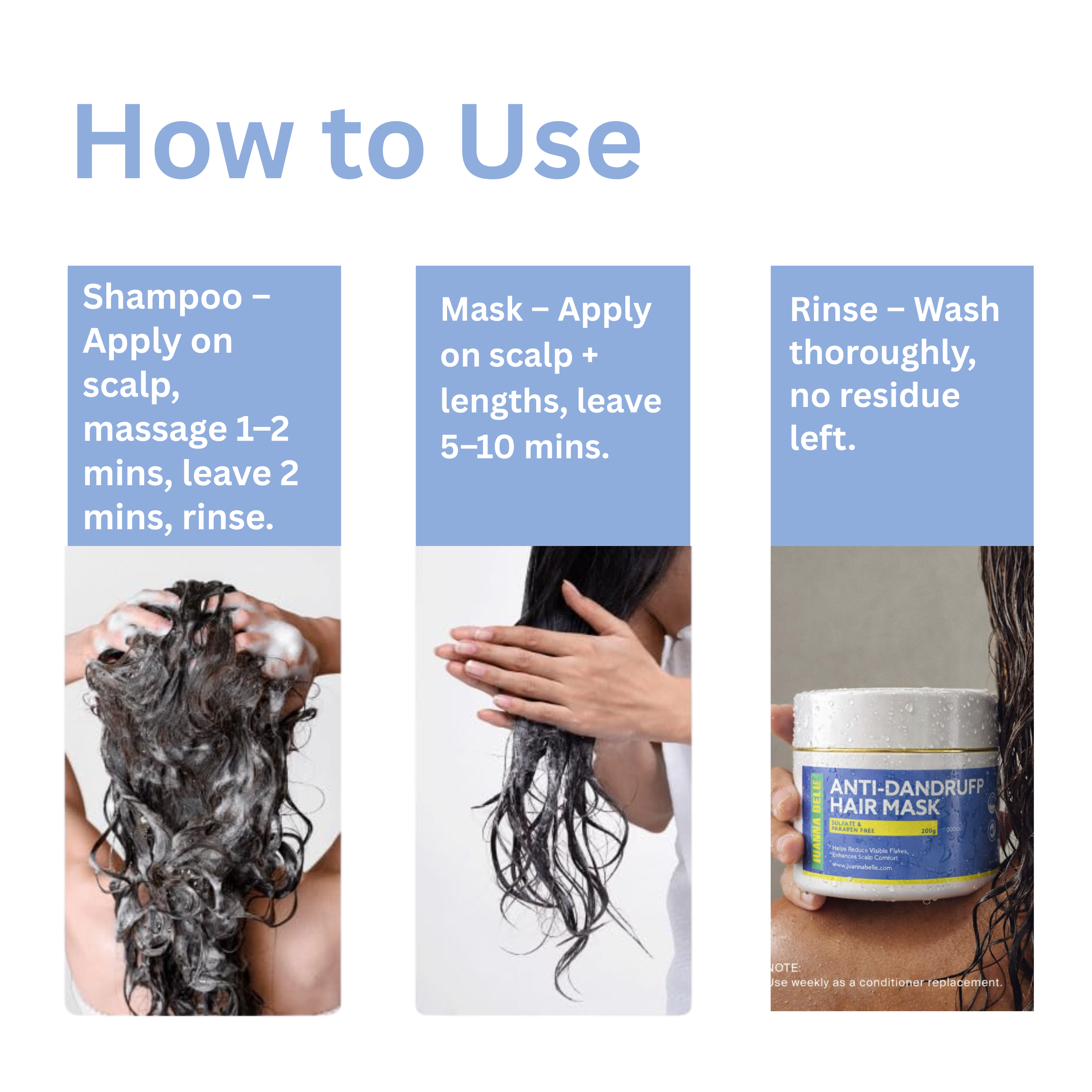 Anti-dandruff Shampoo & mask