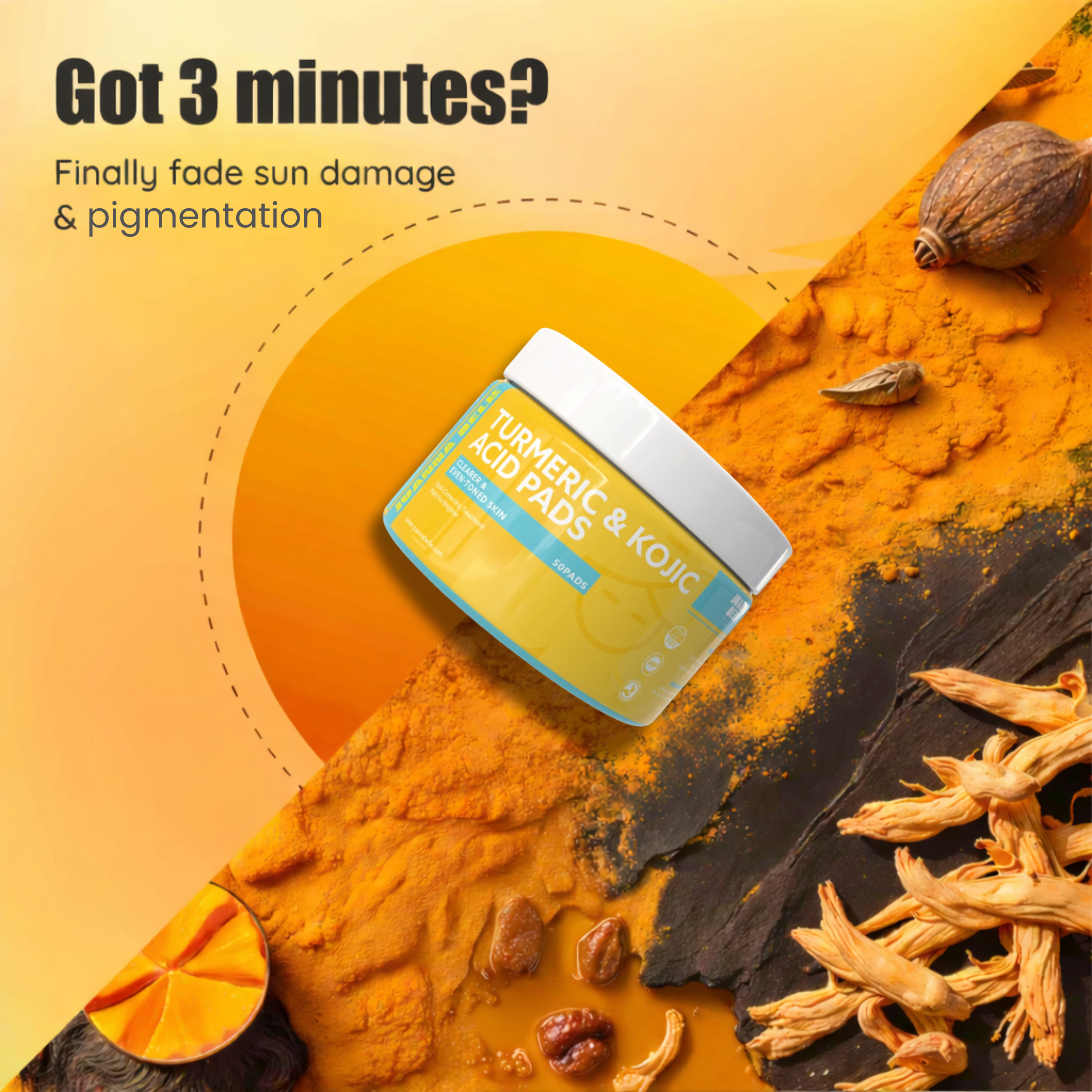TURMERIC & KOJIC ACID PADS