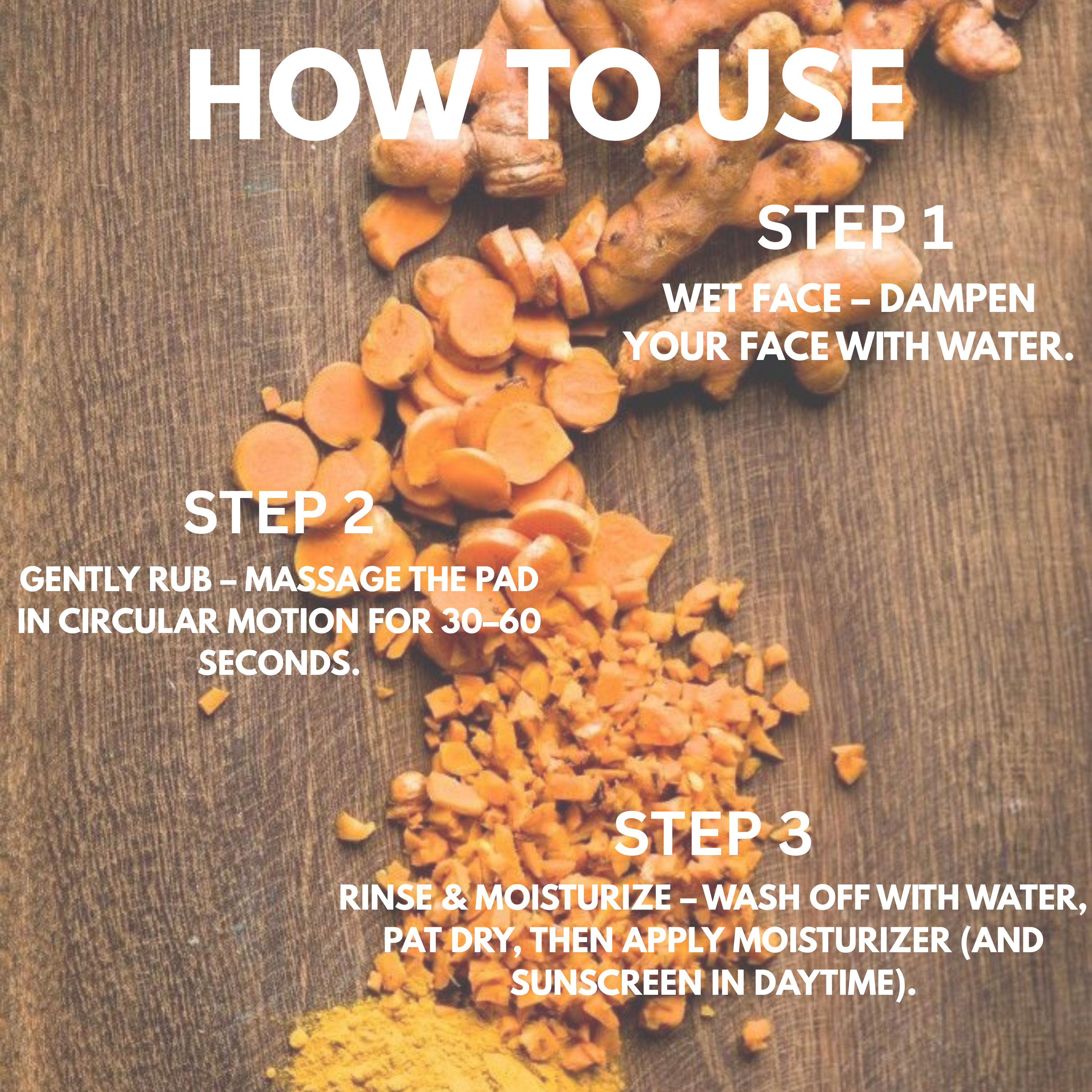 TURMERIC & KOJIC ACID PADS