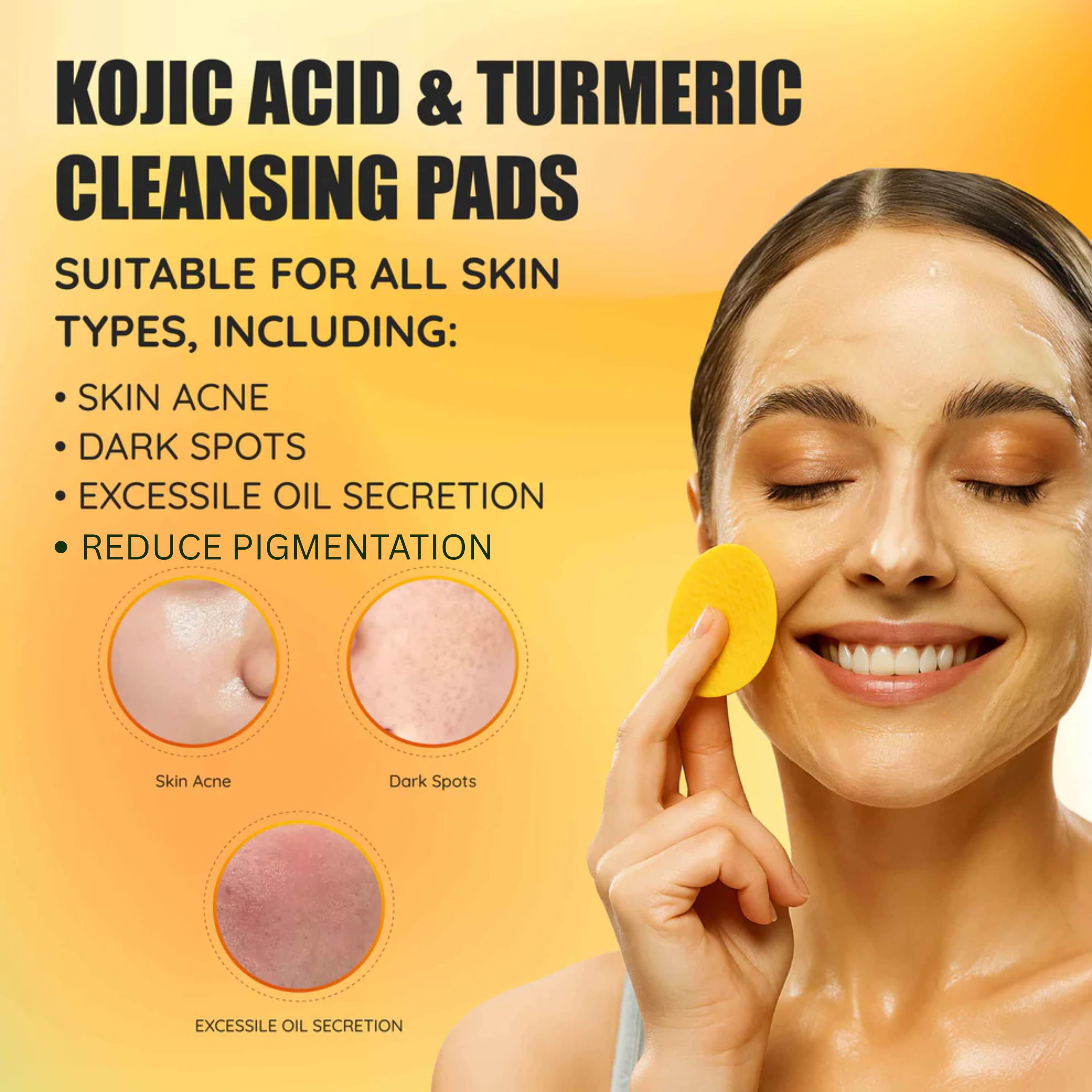 TURMERIC & KOJIC ACID PADS